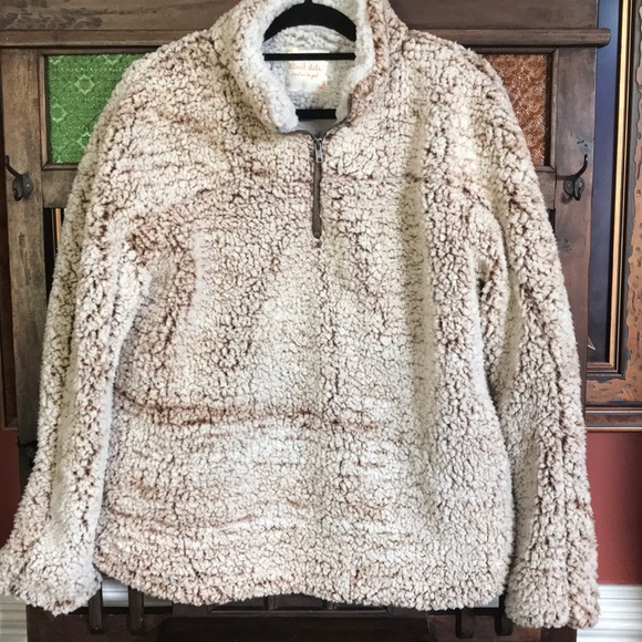 Altar'd State Jackets & Blazers - Altar’d State Brown Bear Women Large Pullover NWT